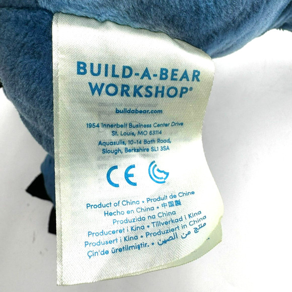 Build a Bear Workshop 16" Blue T-Rex Dinosaur Plush Stuffed Animal 2019 Retired‎ - Picture 4 of 8